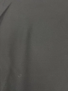 Vintage Black Solid Rayon Polyester Fabric 5.75 Yards 42" Wide Unbranded Yardage - Picture 1 of 3