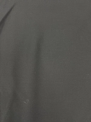 Tela de poliéster rayón macizo negra vintage 5,75 yardas 42" de ancho yarda sin marca Foto 1 de 3