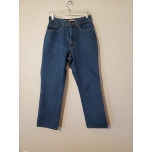 LL Bean Jeans Damen Gr. 10 Regular Flanell gefüttert Baumwolle - Bild 1 von 9