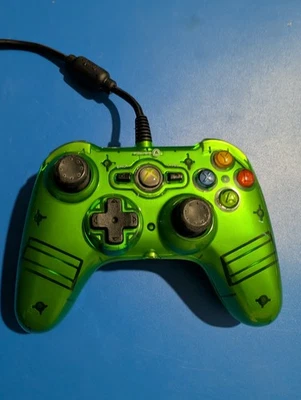 PowerA Wired Controller for Xbox 360 – Green Translucent – Tested & Working - Image 1 of 3