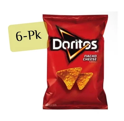 6-Pk Doritos Nachos Queso y Chile Mex Cheese & Chili Nachos Doritos 61g/2.15oz - Image 1 of 2