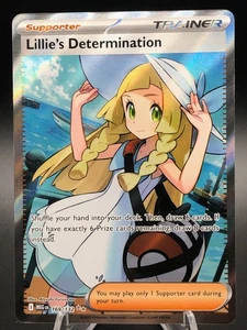 Lillie's Determination 169/132 Secret Rare Pokemon Mega Evolution Full Art Mint - Picture 1 of 8