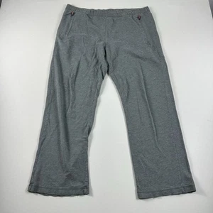 Daniel Buchler Sweatpants No Drawstring Heathered Gray Jogger Mens Medium - Picture 1 of 11