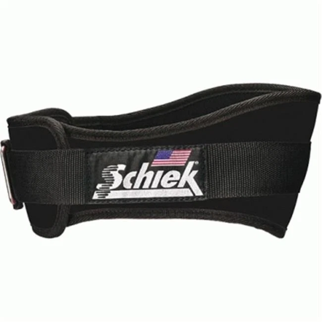 Schiek Sports Model 2004 Nylon 4 3/4" Weight Lifting Belt - Black L