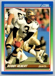 1990 Score Bobby Hebert New Orleans Saints #45 - Picture 1 of 2