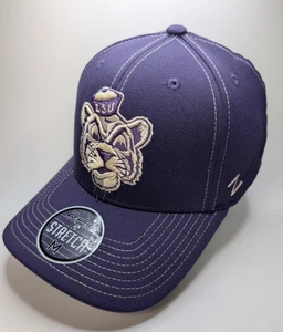 NCAA LSU Tigers stretch fit  hat size M by Zephyr  - Picture 1 of 5