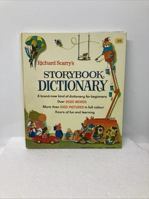 Richard Scarry’s Story Book Dictionary Vintage Hardcover - Image 1 of 4
