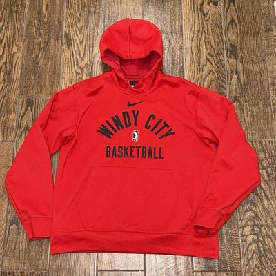 Windy City Bulls Para Hombres Nike Dri-Fit Therma NBA G-League Sudadera con Capucha Sudadera Mediana Foto 1 de 3