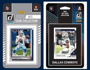 2025 2024 Donruss NFL Factory Sealed Team Set 2 Pack Dallas Cowboys Dak Prescott - Picture 1 of 4