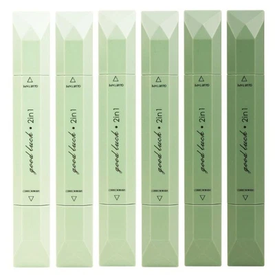 MARKENLOS 4pcs Large-capacity Dot Glue Tape 2-in-1 Dispensing Pens School Supplies