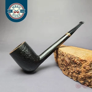 Mina Pipes Partially Sandblasted Canadian Estate Briar Pipe, Unsmoked - Picture 1 of 11