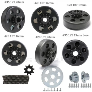Embrague centrífugo 16 mm-20 mm diámetro 10T 12T 13T 420 428 #35 piñón para Drift ATV - Imagen 1 de 54