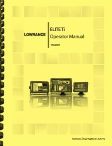 Lowrance Elite Ti 7 9 12 OWNER'S OPERATOR MANUAL - Picture 1 of 6