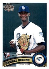 2011 Topps DIAMOND ANNIVERSARY LIMITED EDITION #412 Samuel Deduno RC PADRES
