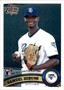 2011 Topps DIAMOND ANNIVERSARY LIMITED EDITION #412 Samuel Deduno RC PADRES