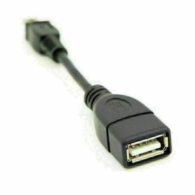Mini A Type Male to USB Female Host VMC-UAM1 USB 2.0 OTG Cord for Sony VMC-UAM1 - Image 1 of 4