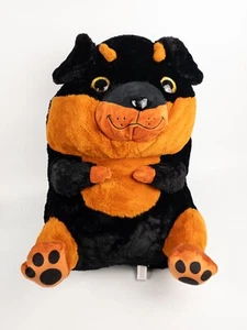 Peluche Nanco Belly Buddies Rottweiler perro jumbo súper suave 21" - Imagen 1 de 15