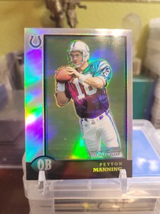 1998 Bowman Chrome Peyton Manning Refractor
