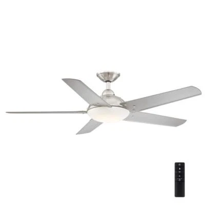54 inch outdoor led ceiling fan with light kit and remote 3-speed damp rated - Image 1 of 4