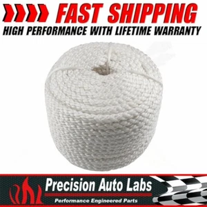 1/2"x100' Twisted Three Strand Nylon Anchor Rope Boat Dock Line Thimble 5850LB - Picture 1 of 12