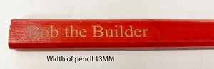 Personalised Engraved Strong Carpenters Pencil Builders Wood Working Toolbox - Picture 1 of 4