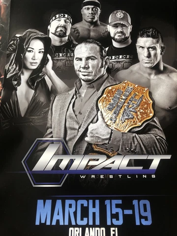 TNA Impact TV Taping 11x17 Poster March 2016 Cover
