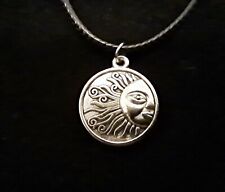 Sun Face Necklace Greek Roman ancient charm pendant 2.3 cm x 1.9cm