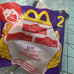 New 1998 Zazu Bird Disney Lion King Simba's Pride McDonald's Toy #2 plush figure - Picture 1 of 5