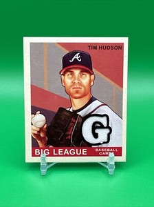 2007 Upper Deck Goudey Tim Hudson BIg League Mini Game Worn Jersey Relic Braves