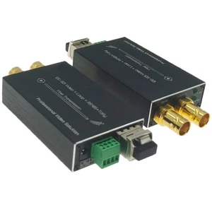 4K UHD 12G SDI Extender LC Fiber Optic Converter RS485 Transmitter Receiver Loop - Picture 1 of 6