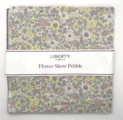 Pastel Liberty Fabrics Flower Show Capa Guijarro 10" x 10" NUEVO Foto 1 de 3