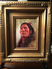 James Ayers - Lakota Soldier - Original Oil Painting