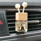 4 Packs Empty Essential Oil Diffuser Bottle Car Air Freshener Vent Clip Auto Per