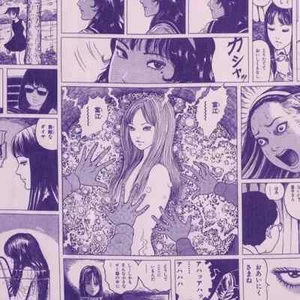Tomie Handkerchief 52x52cm MANGACHIEF Junji Ito 35th Anniversary Exhibition - Picture 1 of 5
