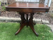 Antique Victorian Wood Parlor Table