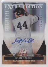 2011 Donruss Elite Extra Edition Aspirations Die-Cut Signatures Sean Halton Auto
