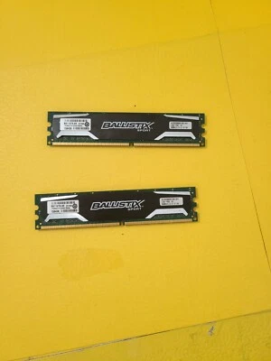 Two Crucial 2 GB UDIMM 800 MHz PC2-6400 DDR2 RAM Memory BLS2G2D80EBS1S00 - Image 1 of 3