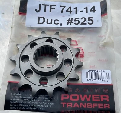 Ritzel 14 Zähne Ducati 749, 1198, Diavel, Multistrada, Monster 1100 #525, 741-14 - Bild 1 von 4