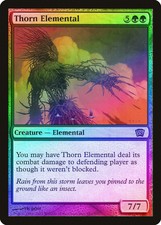 Thorn Elemental FOIL 8th Edition NM Green Rare MAGIC GATHERING CARD ABUGames