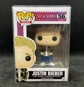 Funko Pop Rocks Justin Bieber 56  Vinyl Figure With Protector - Picture 1 of 3