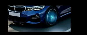 FIT BMW Floating LED Hub Wheel Light Center , 4 Pcs with 68 mm HUB CUP - Picture 1 of 4
