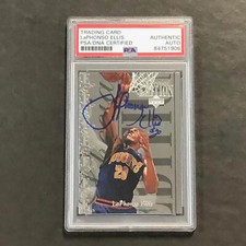 1995-96 Upper Deck Special Edition #SE20 LaPhonso Ellis Signed Card AUTO PSA Sla