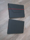 2 tolle Fotoboxen Aufbewahrungsboxen schwarz Gr. 21,5x16,3x1,9 cm Gummiverschlu
