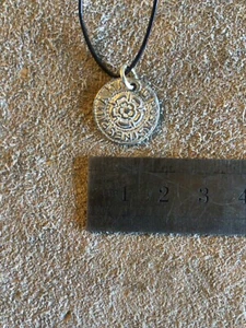 Elizabethan silver groat coin pendant. - Picture 1 of 3