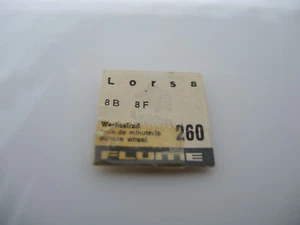 Rueda intercambiable para CEFA 8 B, 8 F minute wheel, No. 260 - Imagen 1 de 1