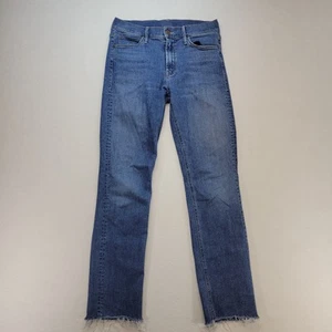Jeans Madre Mujer 28 Azul Tiro Medio Deslumbrante Tobillo Fray Esta Vez Próximo Año Denim - Imagen 1 de 13