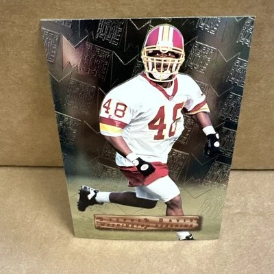 1996 Fleer Metal #127 Stephen Davis - Redskins Rookie - Pack Fresh / Pack Break - Image 1 of 2