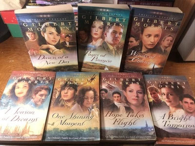 Gilbert Morris Ordinary Family Land of Opportunity 7 TPB Novel Lot FREE SHIPPING - Image 1 of 4