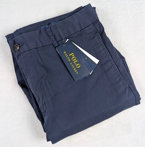 Polo Ralph Lauren Chino Pants Boys sz 20 Navy Blue Casual School Pants NWT - Picture 1 of 11