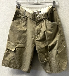 Lost Enterprises Dysfunctional Designs Brown Cargo Shorts Skater 31x11 - Picture 1 of 3